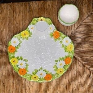 Vintage Geo Lefton Rare Daisy Chip & Dip